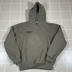 Comfrt Coordinate Hoodie Sweatshirt Moss Green Athleisure Pullover Comfort Sz M